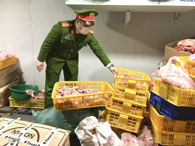 Ngăn chặn kịp thời 700 kg thịt lợn nhiễm virus dịch tả lợn châu Phi đang đi tiêu thụ