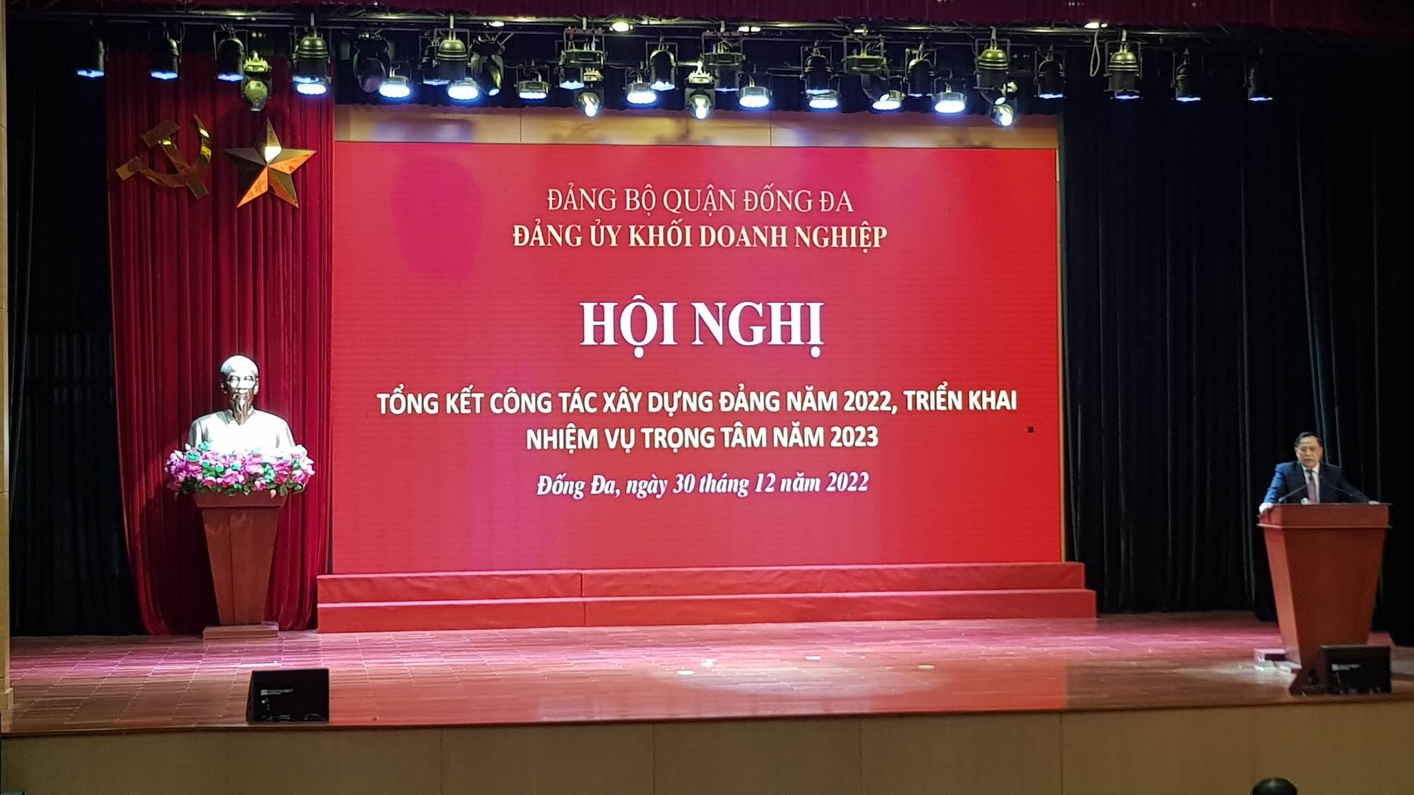 Đảng ủy Khối DN quận Đống Đa tổng kết công tác xây dựng Đảng năm 2022, triển khai nhiệm vụ trọng tâm năm 2023