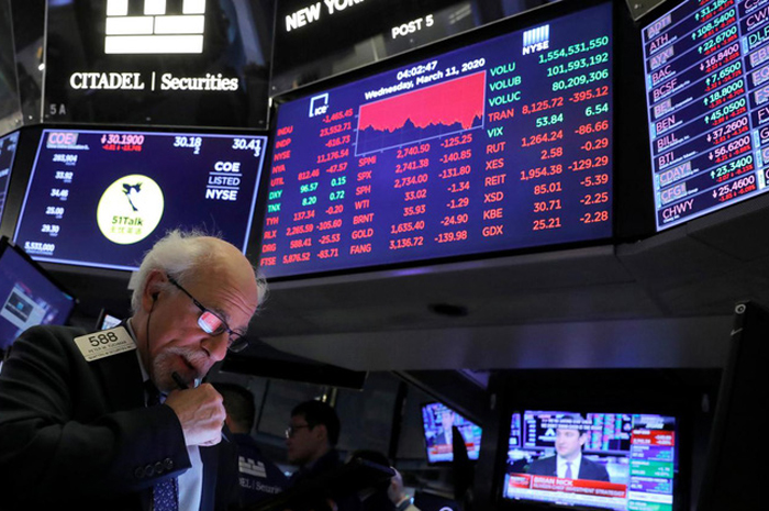 Chứng khoán Mỹ và châu Âu kết thúc năm tồi tệ nhất kể từ năm 2008