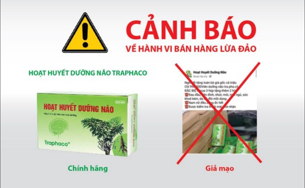 Traphaco lên tiếng về sản phẩm Hoạt huyết dưỡng não chỉ 20.000 đồnghộp