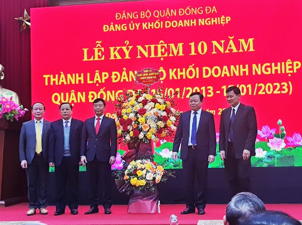 Kỷ niệm 10 năm thành lập Đảng bộ Khối Doanh nghiệp Quận Đống Đa