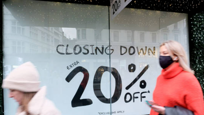 Anh Các nhà bán lẻ trước nguy cơ phá sản trong năm 2023