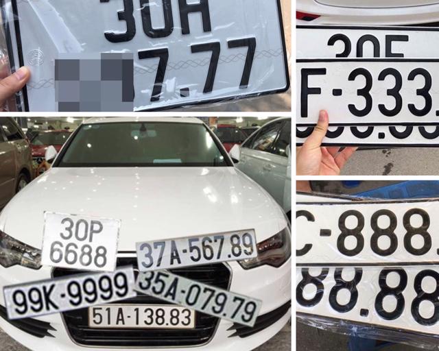 Đề xuất đấu giá biển số xe ô tô hoàn toàn trên Internet