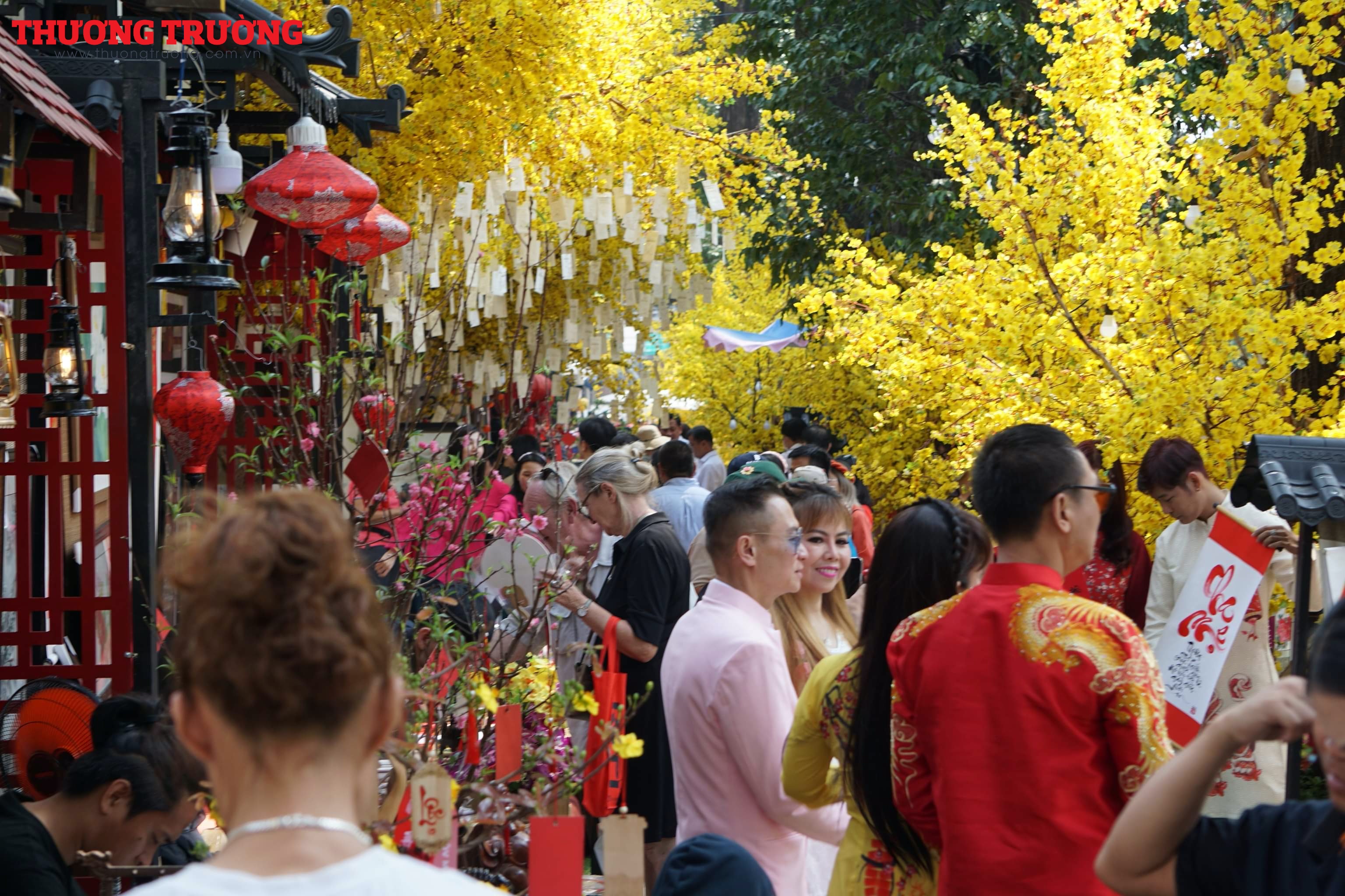 Phố ông đồ nhộn nhịp người xin chữ cầu may ngày giáp Tết