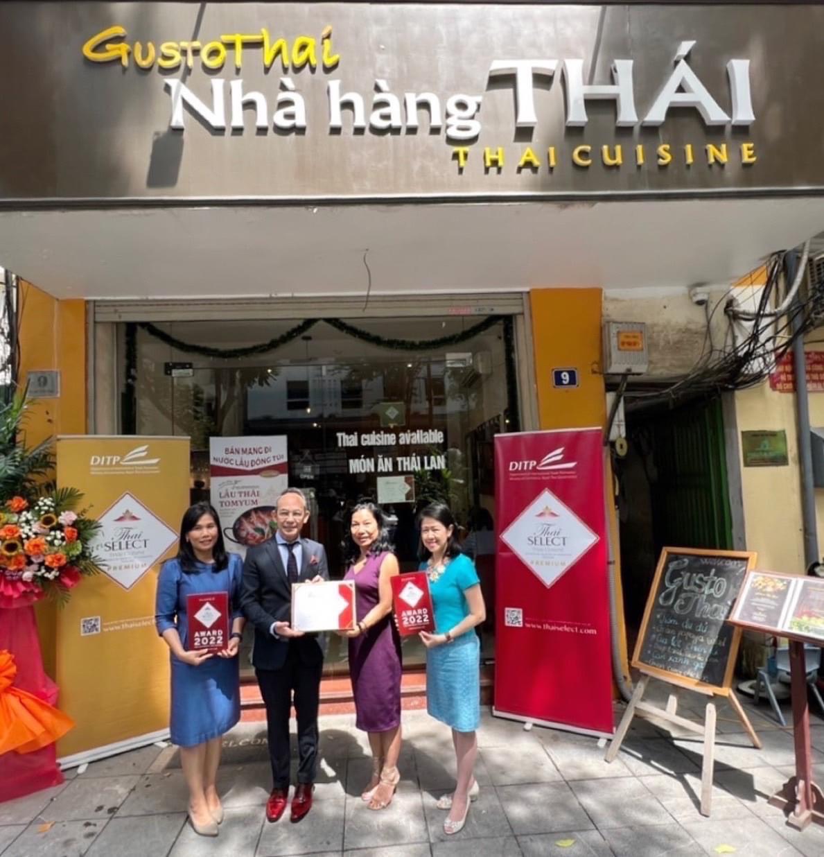 Chứng nhận “Thai SELECT” và các nhà hàng “Thai SELECT” ở Việt Nam