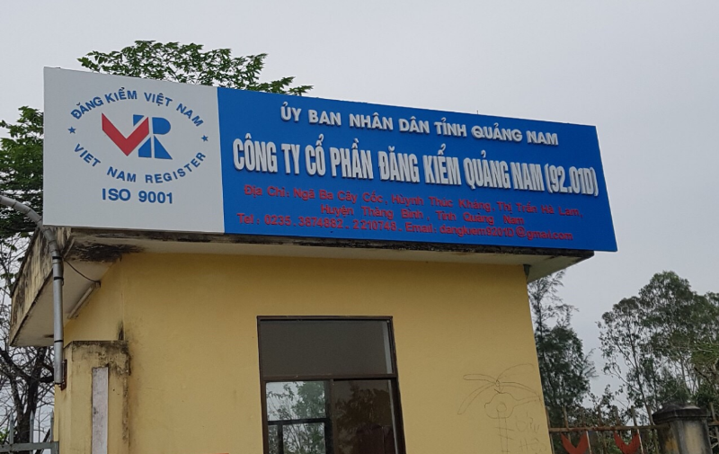 Quảng Nam Khởi tố 13 bị can tại Trung tâm đăng kiểm xe cơ giới 9201D 