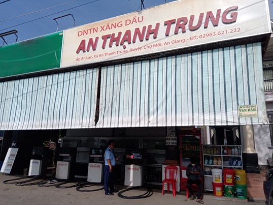 Doanh nghiệp tư nhân xăng dầu An Thạnh Trung bán hàng sai giá