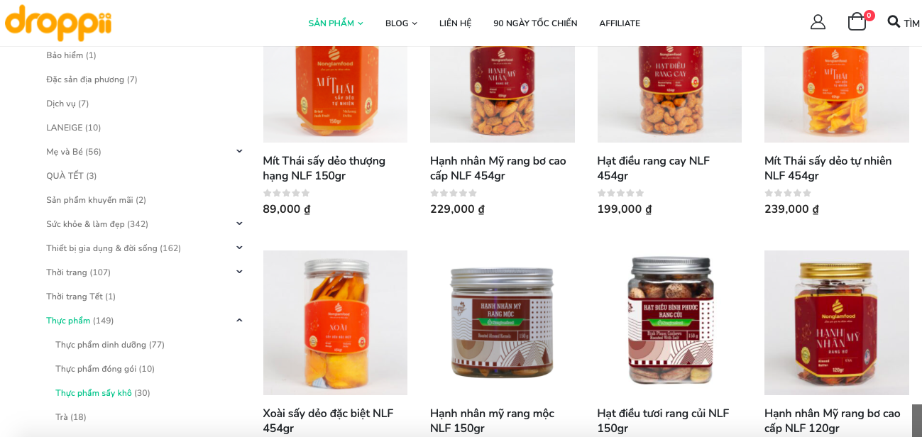 Thương mại điện tử thúc đẩy sự phát triển của nông sản chế biến