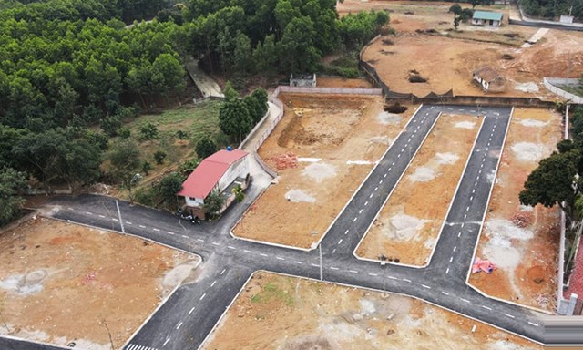 Các khu vực tại Bình Dương được thực hiện dự án dưới hình thức phân lô, bán nền