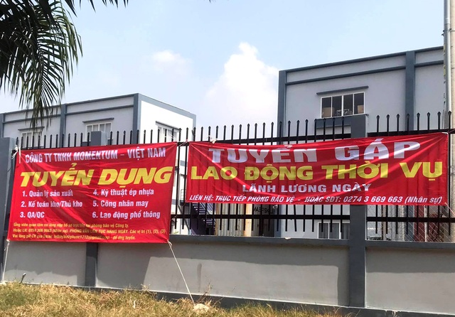 Bình Dương có nhu cầu tuyển dụng gần 15.000 lao động trong quý I2023