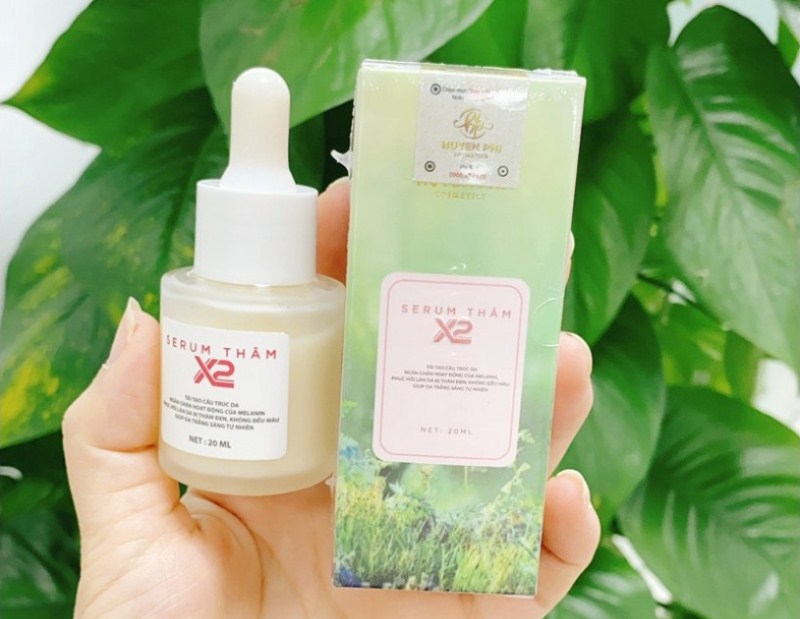 Đình chỉ lưu hành, thu hồi sản phẩm Serum thâm X2 - Nhãn hàng Huyền Phi  Cosmetics