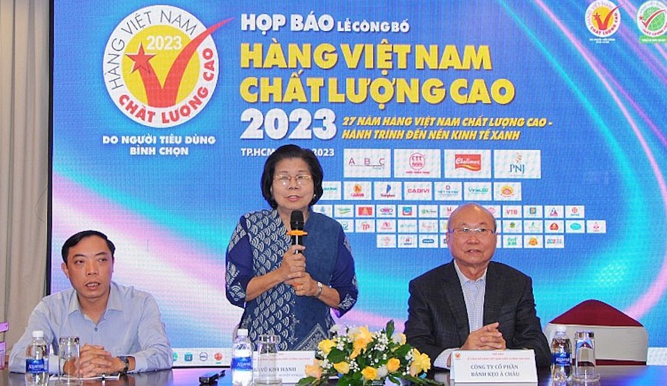 519 doanh nghiệp được vinh danh Hàng Việt Nam chất lượng cao 2023