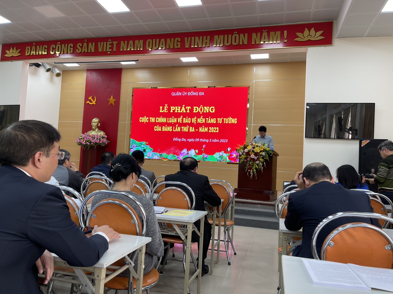 Quận ủy Đống Đa phát động Cuộc thi chính luận về bảo vệ nền tảng tư tưởng của Đảng lần thứ 3