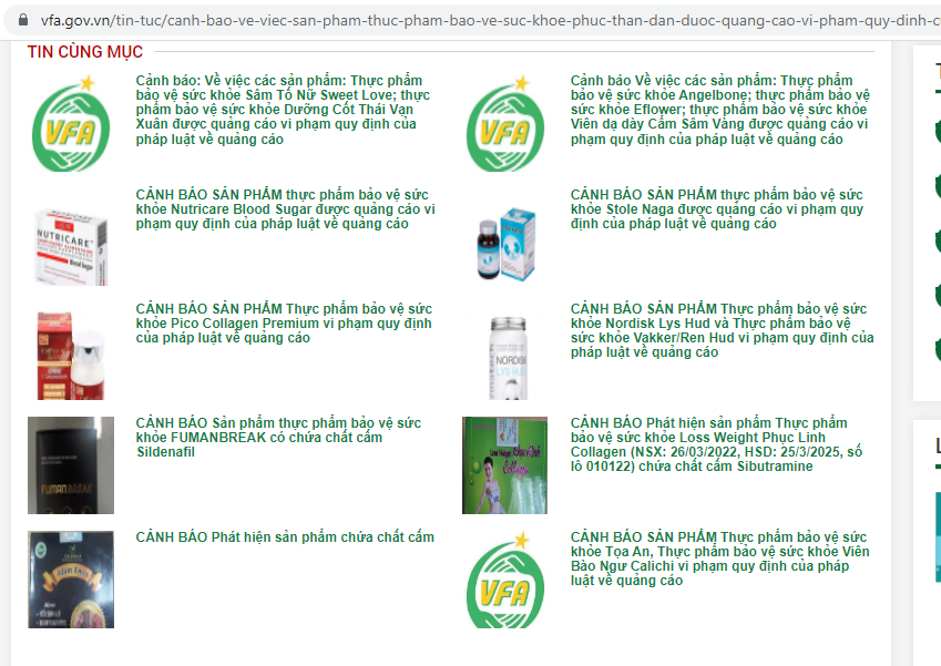 Đủ chiêu trò thổi phồng công dụng sản phẩm thực phẩm chức năng