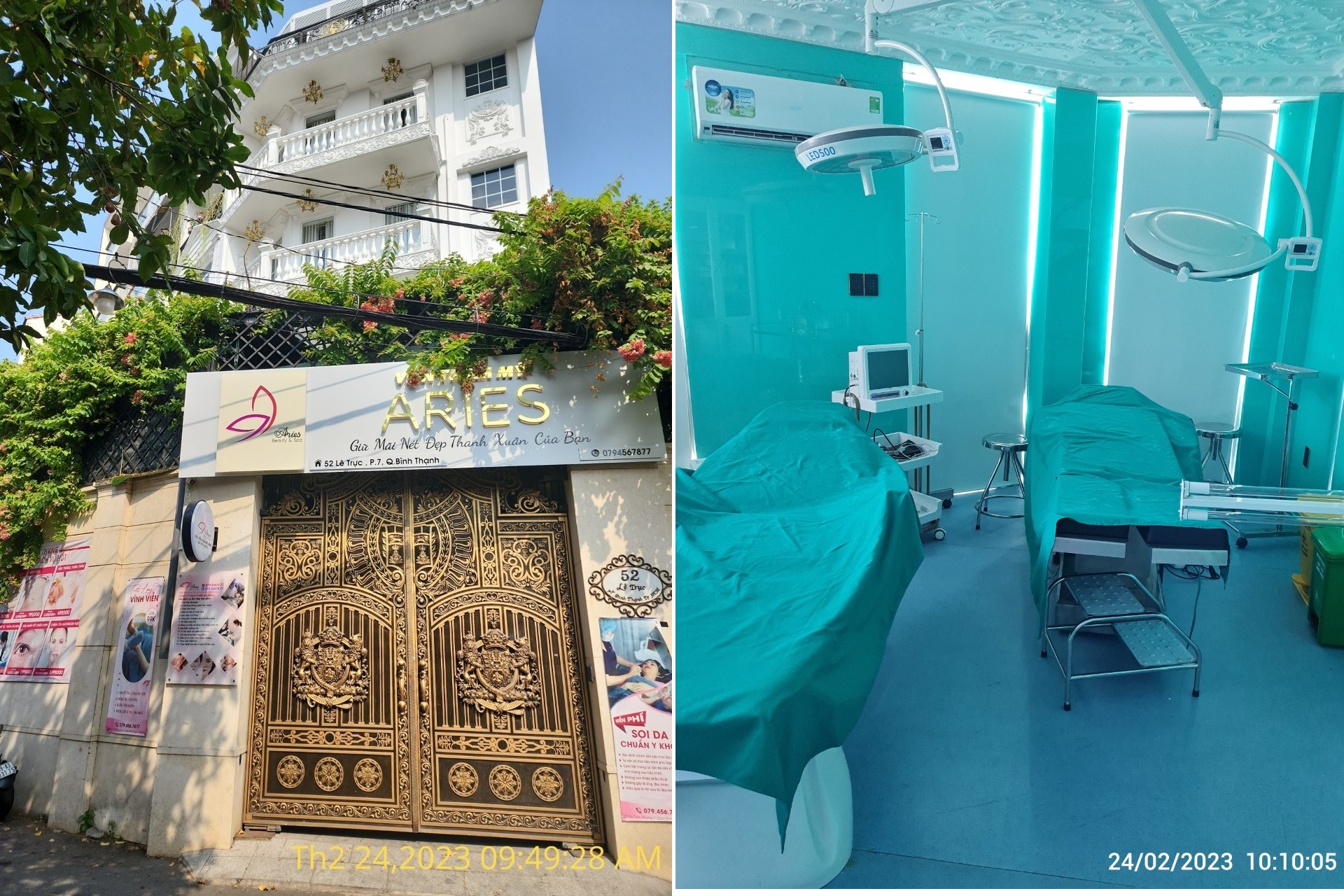 Viện thẩm mỹ ARIES bị xử phạt và đình chỉ 18 tháng vì hoạt động chui