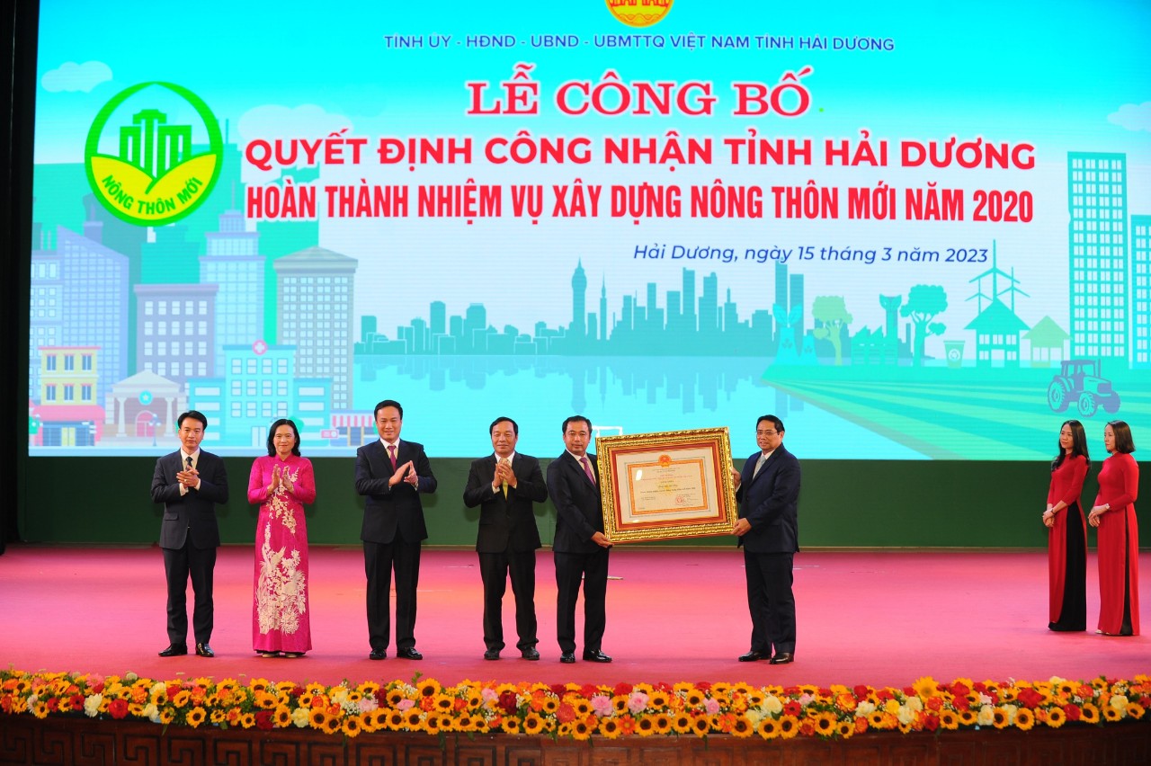 Hải Dương hoàn thành nhiệm vụ xây dựng nông thôn mới năm 2020