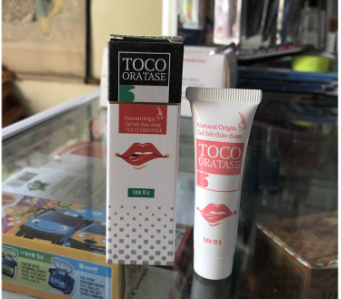 Thu hồi sản phẩm Gel bôi thảo dược TOCO ORATASE 10g