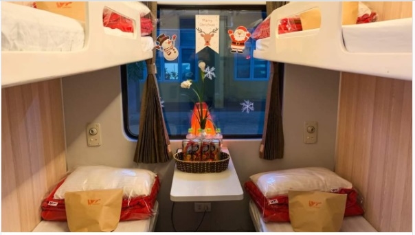 Nhiều chính sách giảm giá vé tàu nguyên phòng, nguyên toa