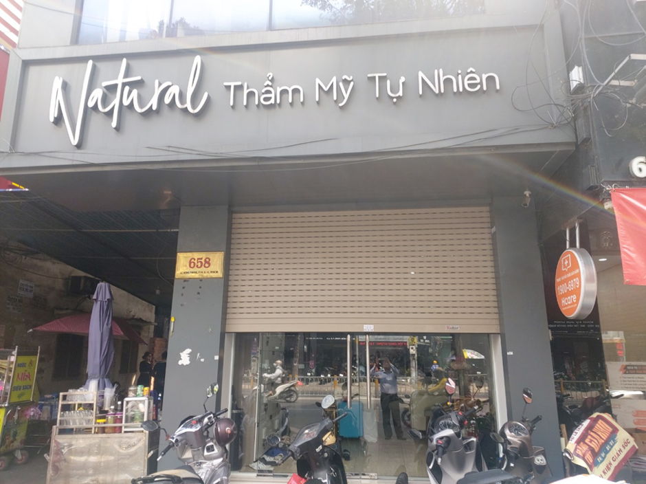 Thẩm mỹ viện Natural bị đình chỉ vì hoạt động chui 