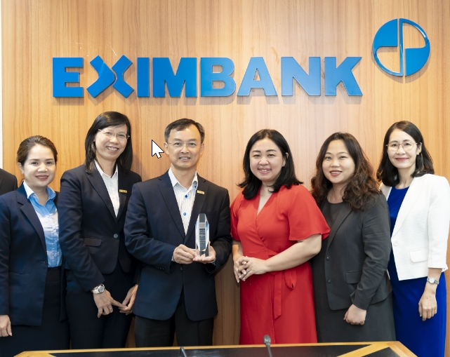 Eximbank nhận giải thưởng chất lượng thanh toán quốc tế