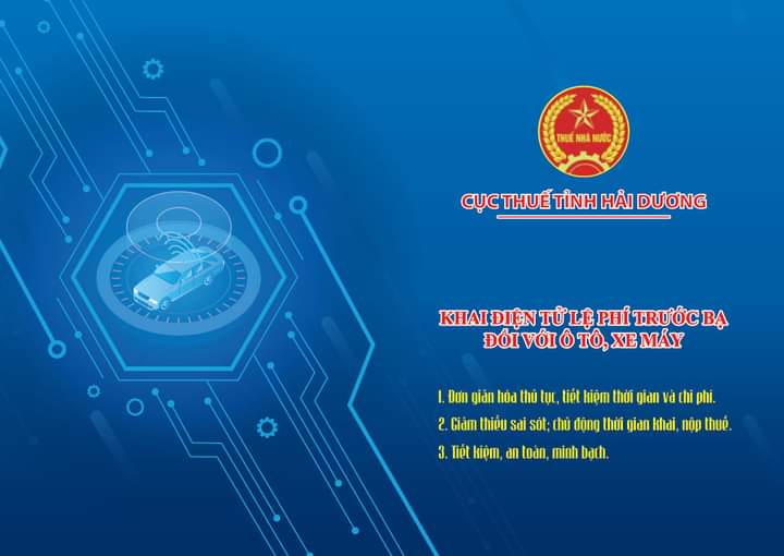 Cục Thuế Hải Dương tuyên truyền việc khai và nộp lệ phí trước bạ điện tử đến người dân