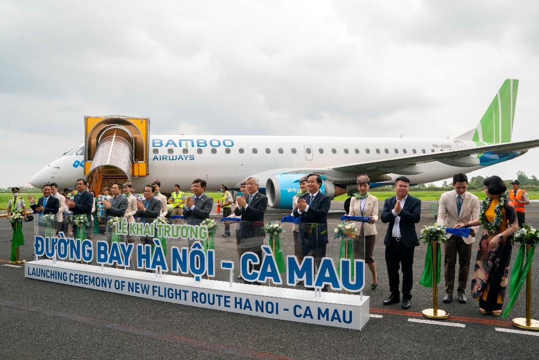 Cà Mau chào đón chuyến bay đầu tiên của Bamboo Airways