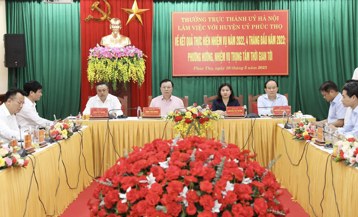 Tập trung làm quy hoạch vùng, tạo động lực mới cho huyện Phúc Thọ phát triển