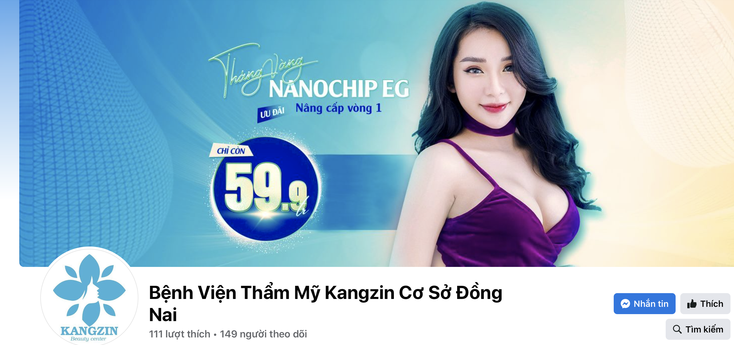 Ngưng hoạt động đối với thẩm mỹ viện Kangzin tại Đồng Nai