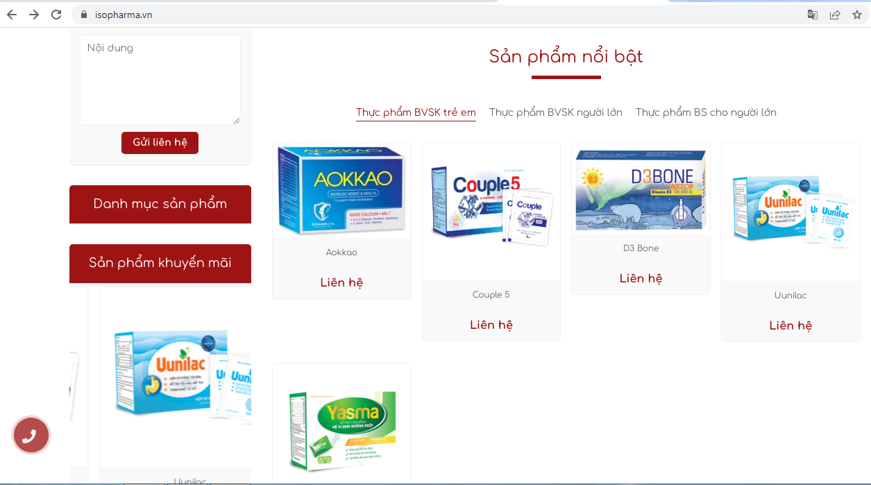 Vi phạm về quảng cáo Dược phẩm ISOPHARMA bị xử phạt 45 triệu đồng