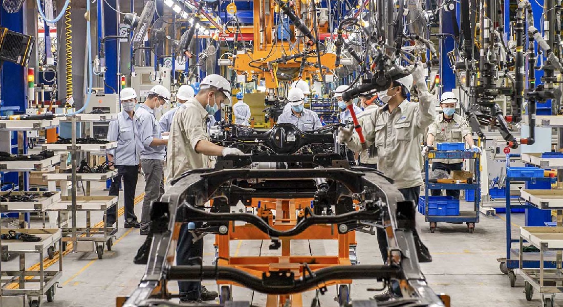 Sản xuất công nghiệp tháng 5 có dấu hiệu khởi sắc