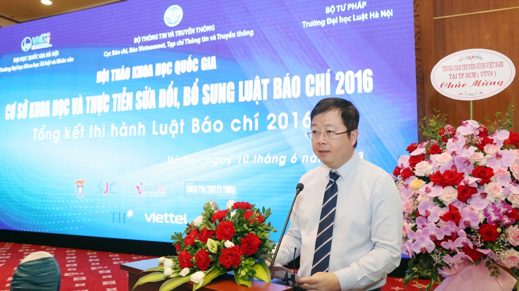 Sửa đổi, bổ sung Luật Báo chí 2016 Tạo hành lang pháp lý thuận lợi cho báo chí hoạt động