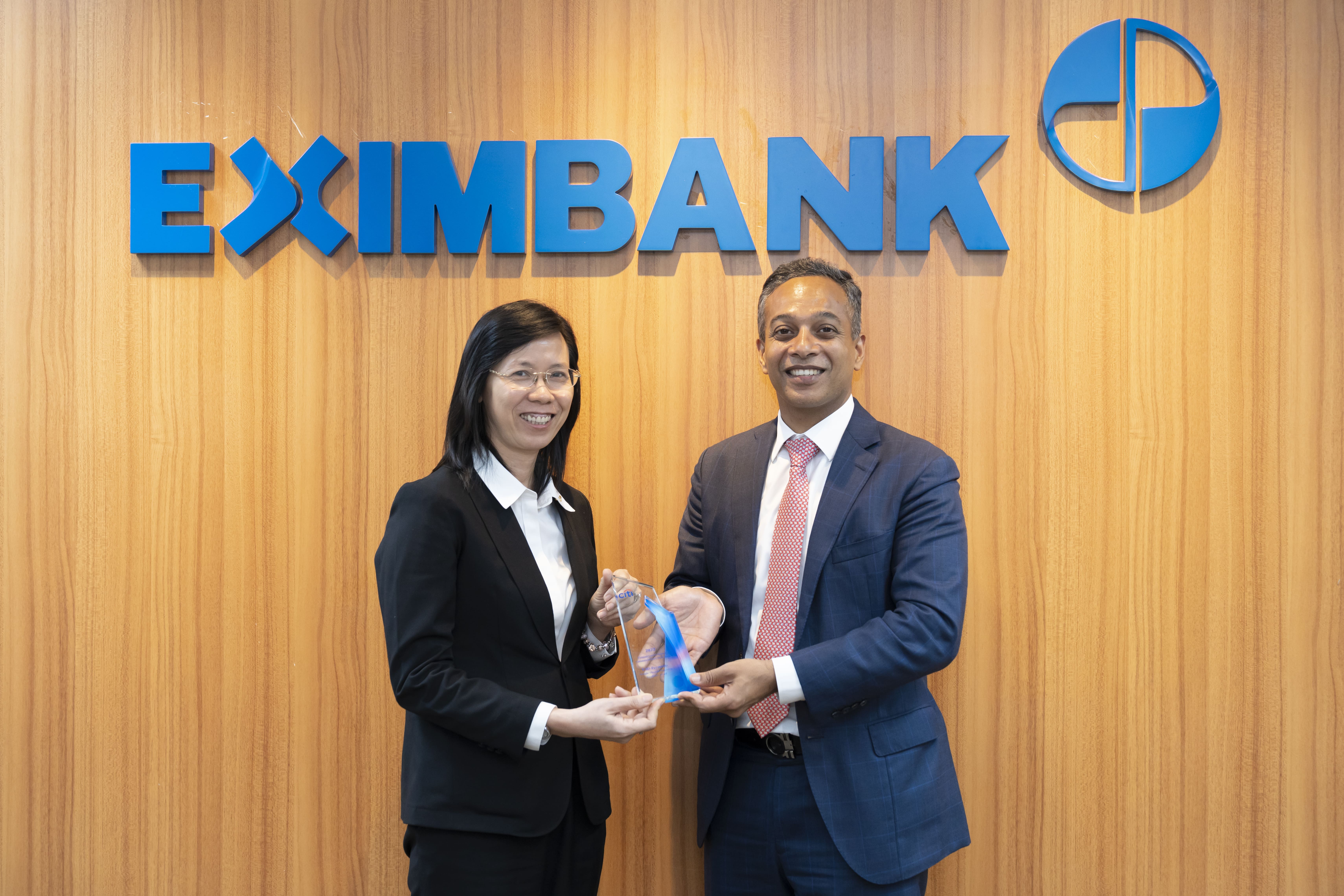 Eximbank vinh dự nhận giải thưởng thanh toán quốc tế xuất sắc từ Citibank