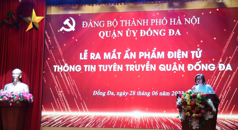 Ra mắt ấn phẩm điện tử Thông tin tuyên truyền quận Đống Đa