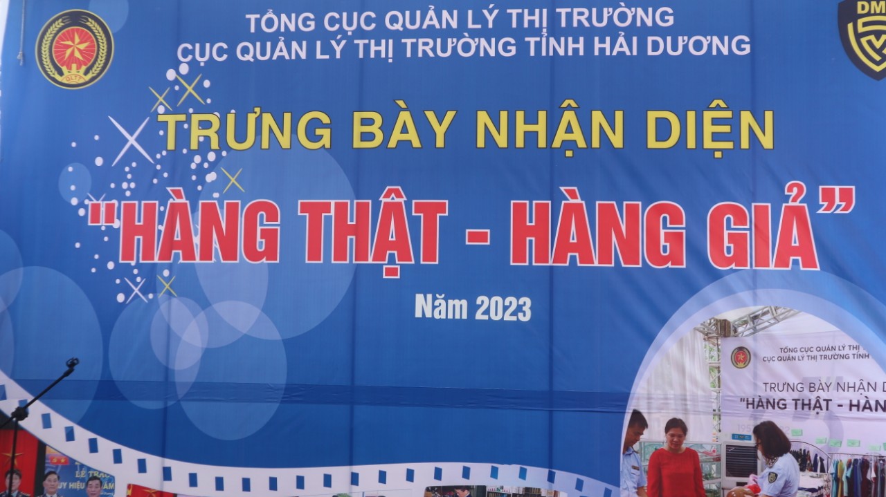 Hải Dương tổ chức gian hàng nhận diện “hàng thật - hàng giả”