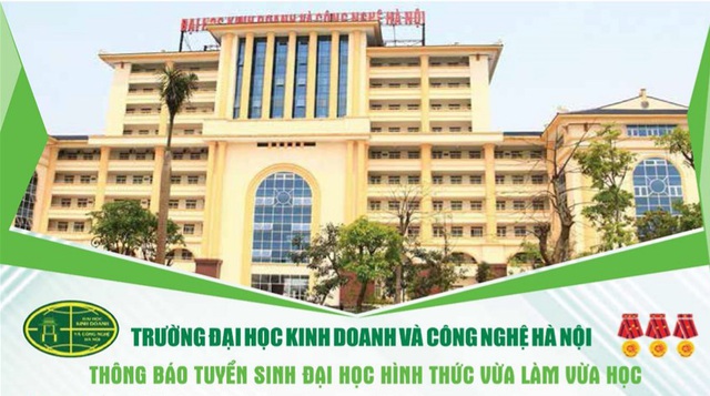 Trường Đại học KDCN Hà Nội tuyển sinh hệ vừa làm vừa học năm 2023
