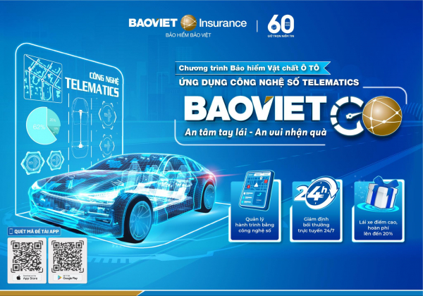 BAOVIET GO ra mắt - Bảo hiểm xe ôtô ứng dụng công nghệ số lần đầu tiên tại Việt Nam