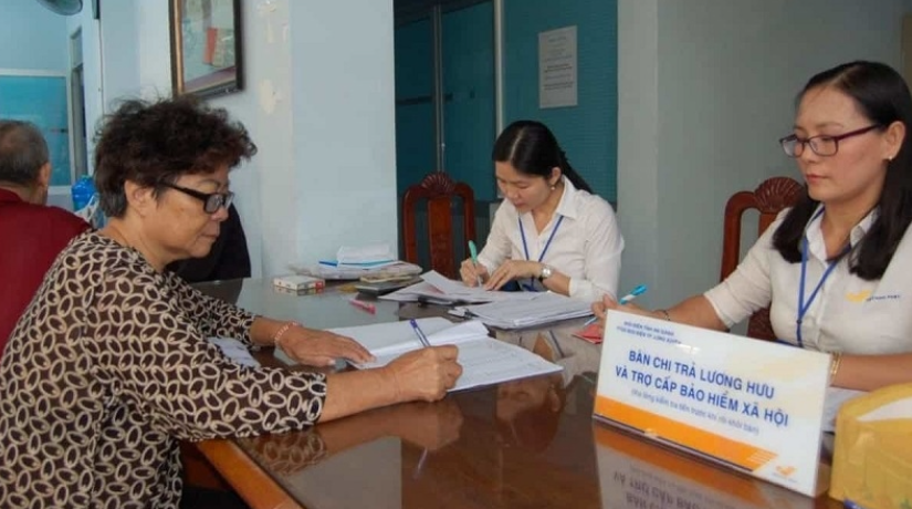 Từ 148 sẽ thực hiện việc chi trả lương hưu, trợ cấp BHXH theo mức mới 