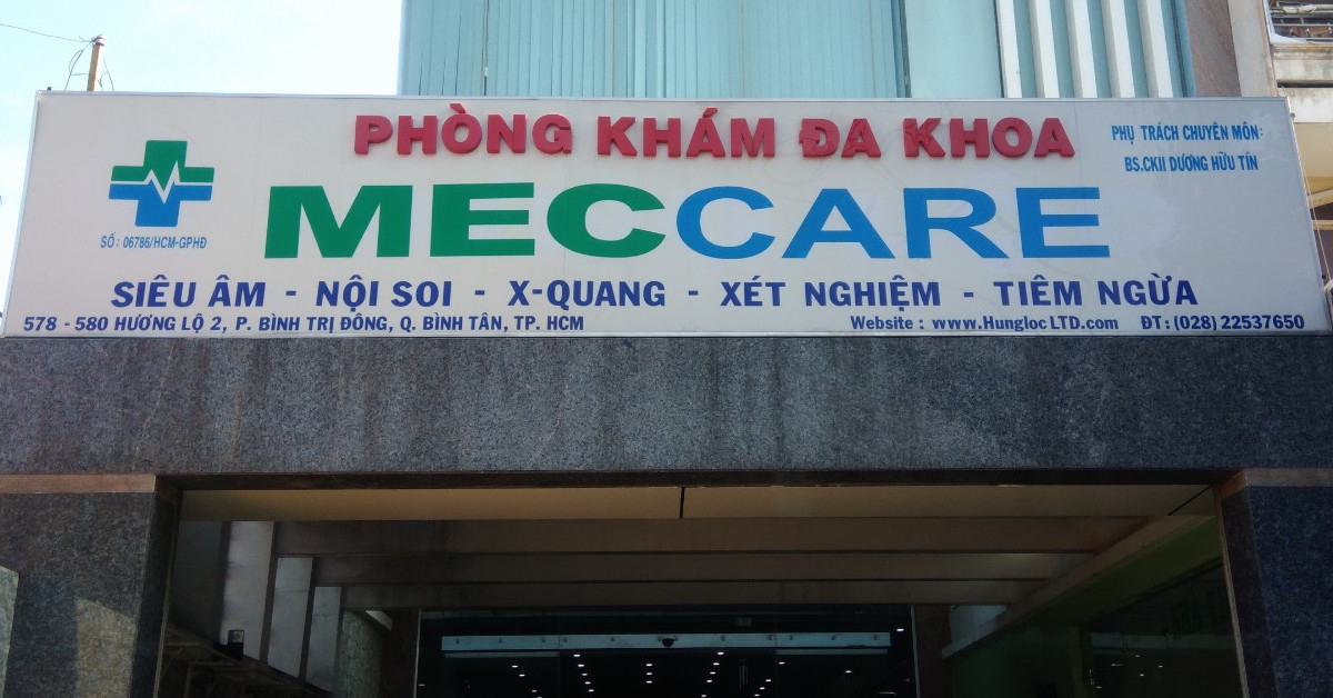 Sử dụng bác sĩ không có chứng chỉ hành nghề phòng khám đa khoa Meccare bị xử phạt