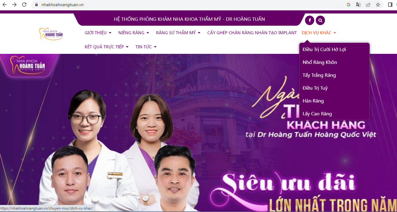 Hộ kinh doanh Phòng khám chuyên khoa Răng hàm mặt Hoàng Tuấn tiếp tục bị xử phạt