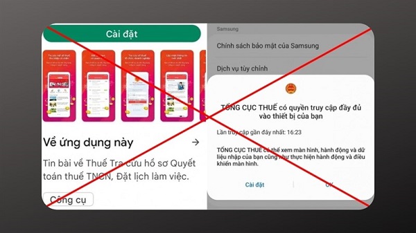 Cài đặt App giả mạo Tổng cục thuế, người phụ nữ bị mất 240 triệu đồng trong tài khoản