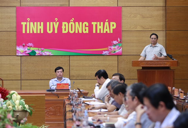 Thủ tướng Phát triển Đồng Tháp nhanh, toàn diện, bao trùm, bền vững