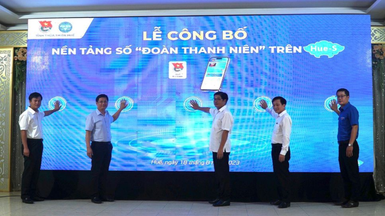 Ra mắt nền tảng số Đoàn thanh niên trên Hue-S