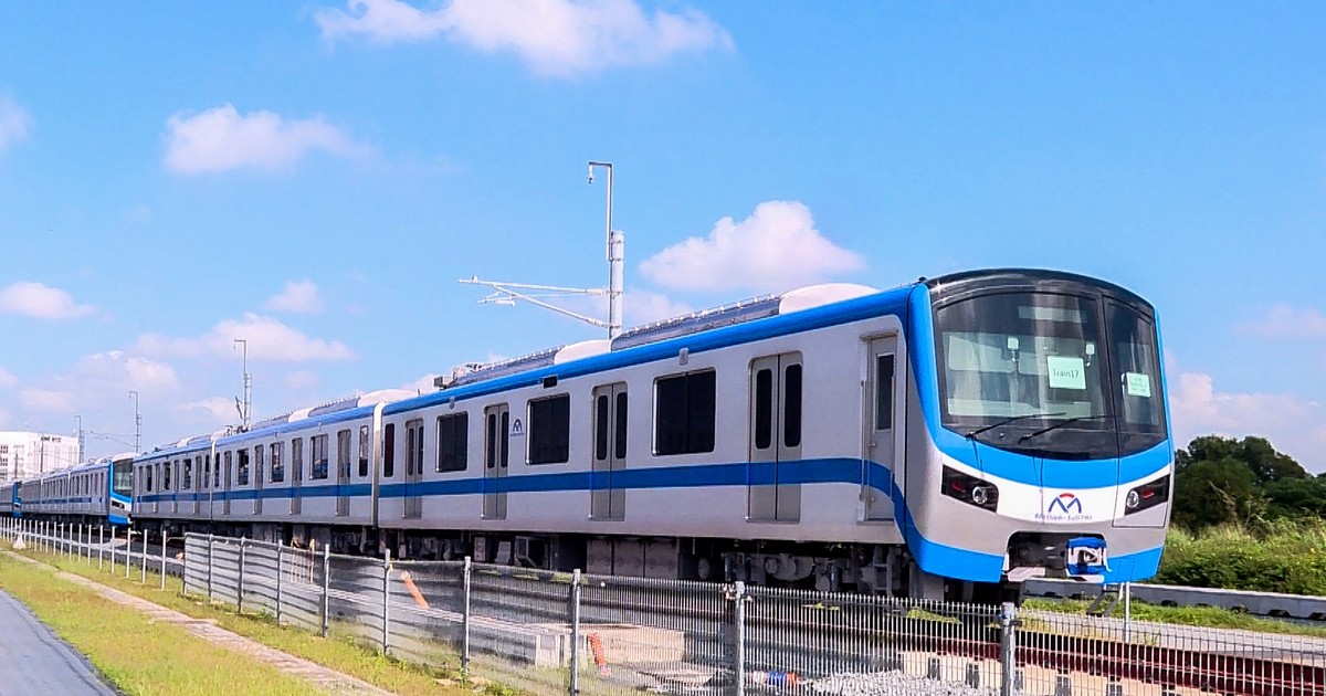Đề xuất chạy trình diễn toàn tuyến metro số 1 trước lễ 29