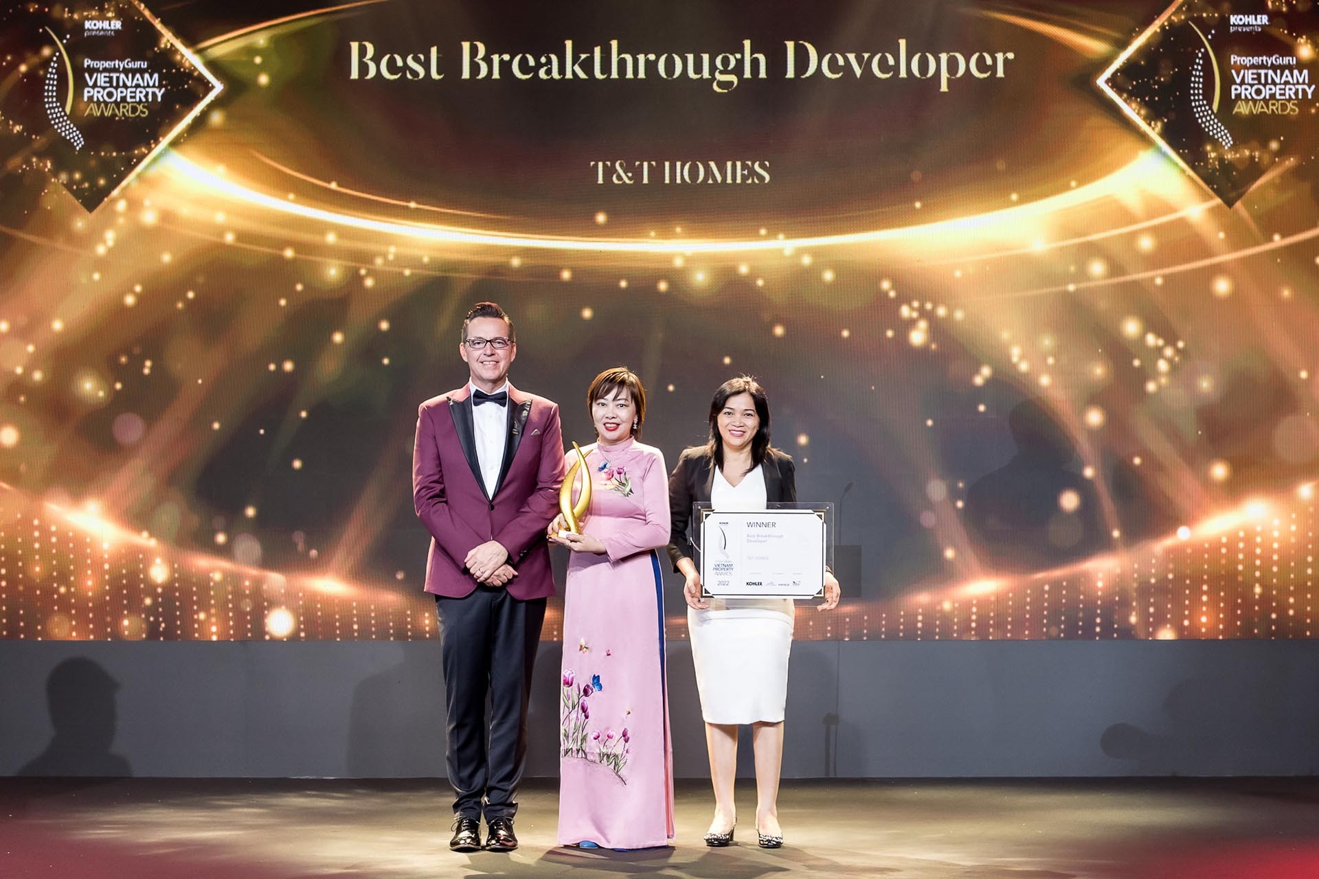 TT Homes được vinh danh Nhà phát triển bất động sản đột phá nhất Việt Nam 2022