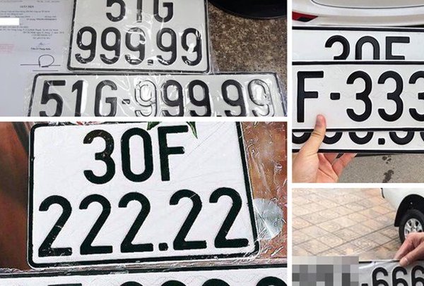 11 biển số ô tô siêu đẹp sẽ được đấu giá trước ngày 169
