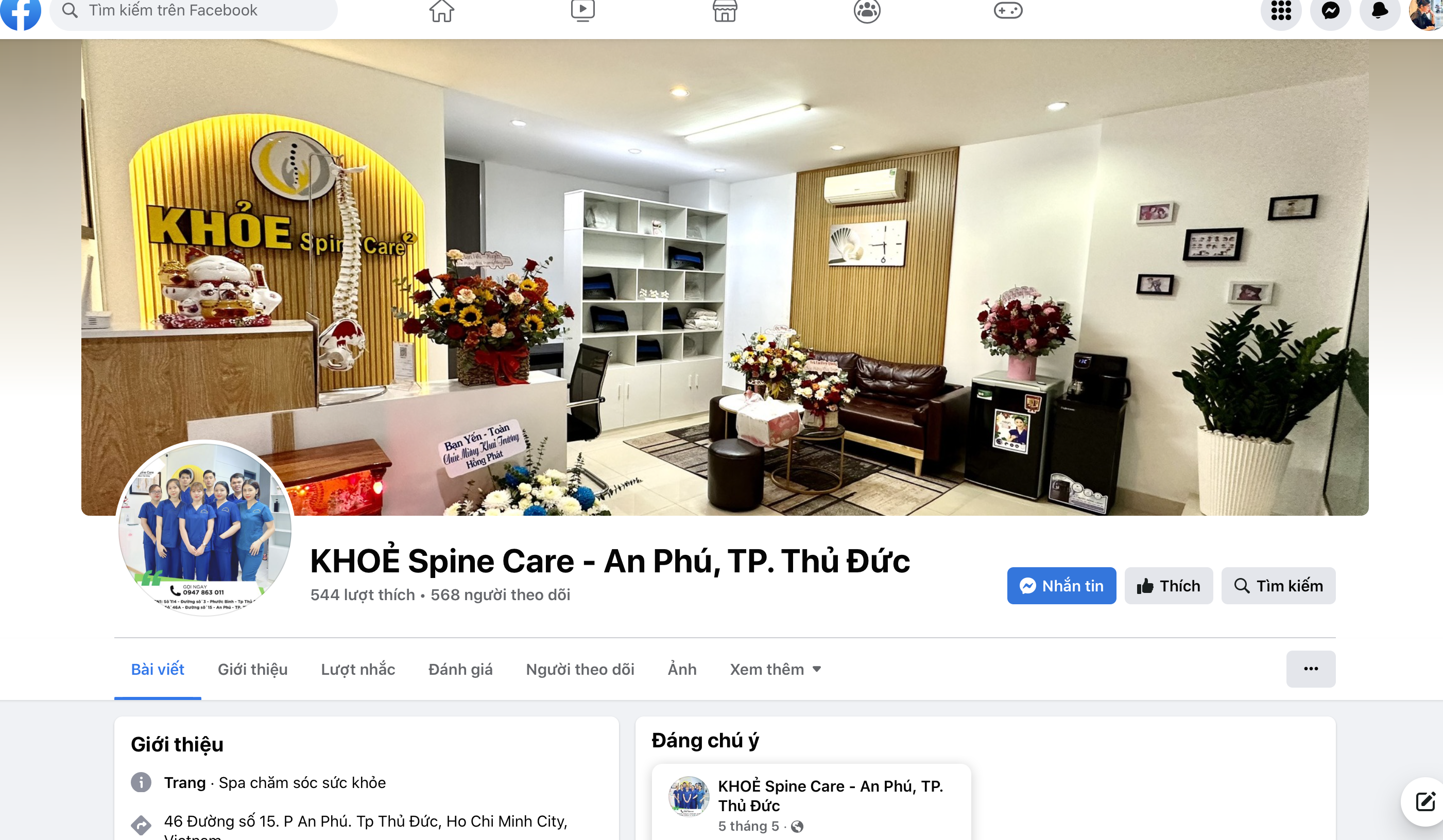 Hoạt động chui Khoẻ Spine Care bị xử phạt và đình chỉ hoạt động