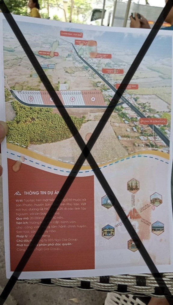 Phú Yên Cảnh báo người dân về dự án “ma” của Công ty bất động sản Ngô Gia Group