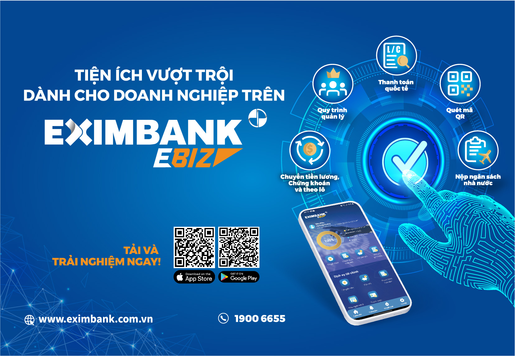 Doanh nghiệp xuất nhập khẩu hưởng ưu đãi nhiều loại phí tại Eximbank