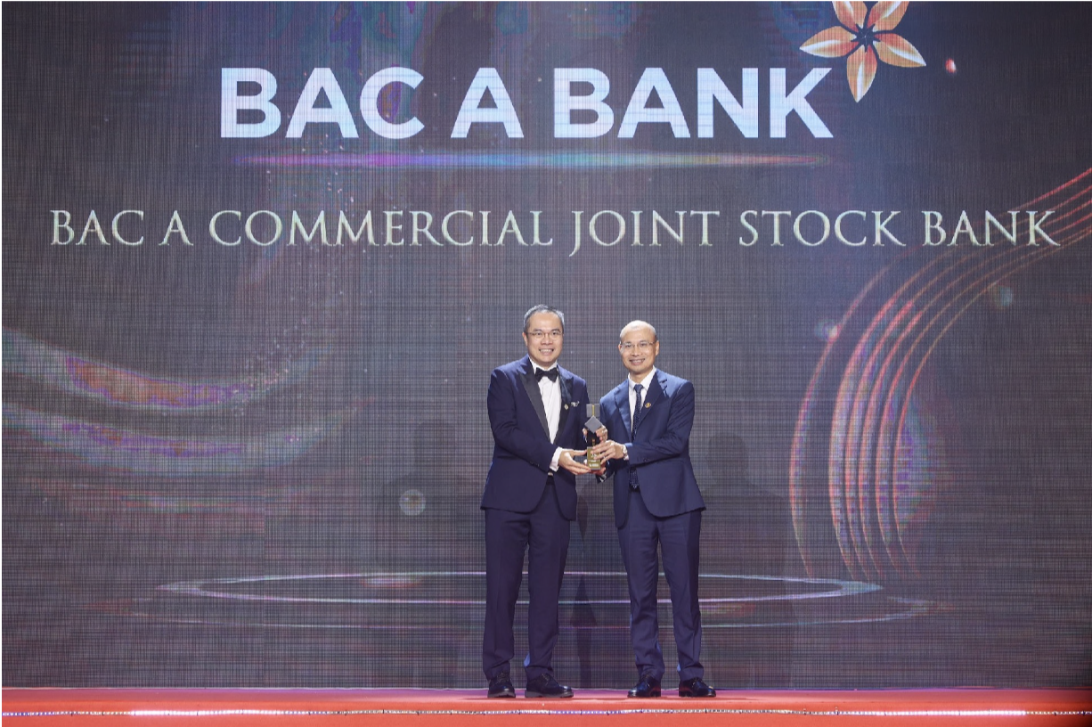 Kinh doanh bền vững giúp BAC A BANK trở thành Doanh nghiệp xuất sắc Châu Á