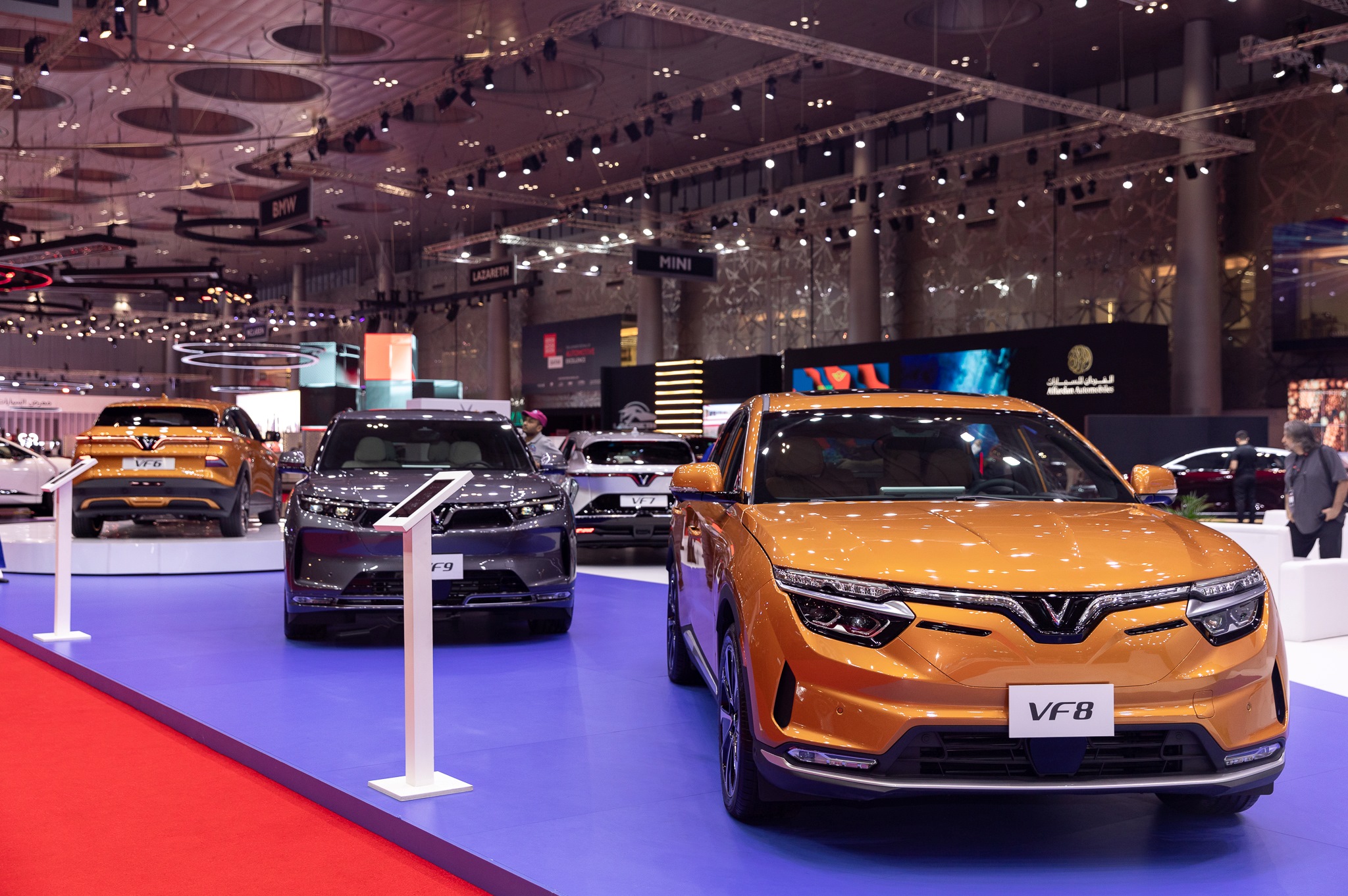 VinFast giới thiệu 4 mẫu ô tô điện tại triển lãm Geneva International Motor Show Qatar 2023